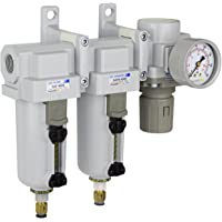Los mejores  - PneumaticPlus Sau430-04dg-mep tres etapas del filtro de aire de partículas sistema de secado de aire- filtro de…
